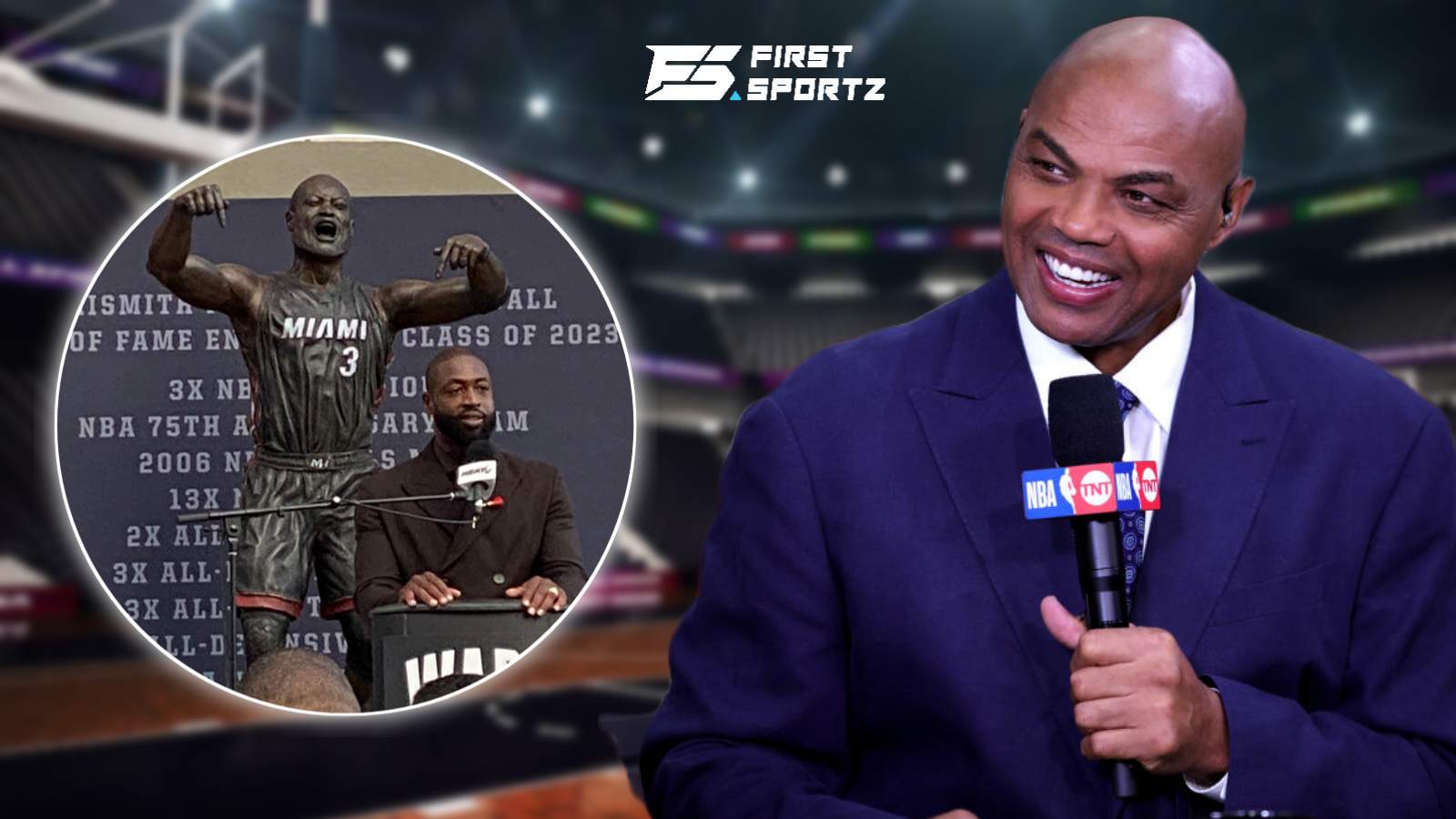 “Take that thing down!” Charles Barkley ROASTS Miami Heat for disastrous Dwyane Wade statue