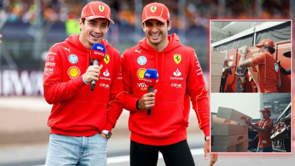 Charles Leclerc and Carlos Sainz