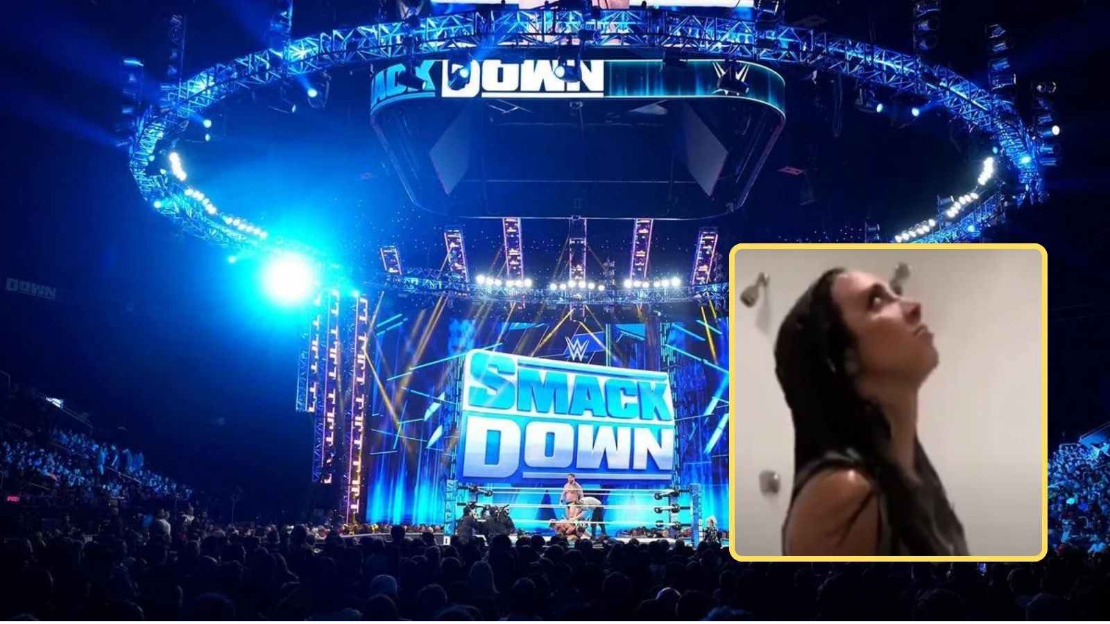 (Video) ‘SMELLY’ 33-year-old star forced to take shower following humiliating defeat in dumpster match after SmackDown went off-air