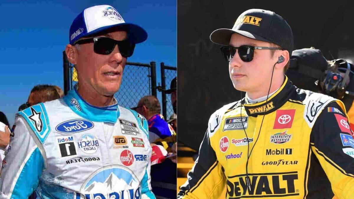 Kevin Harvick and Christopher Bell