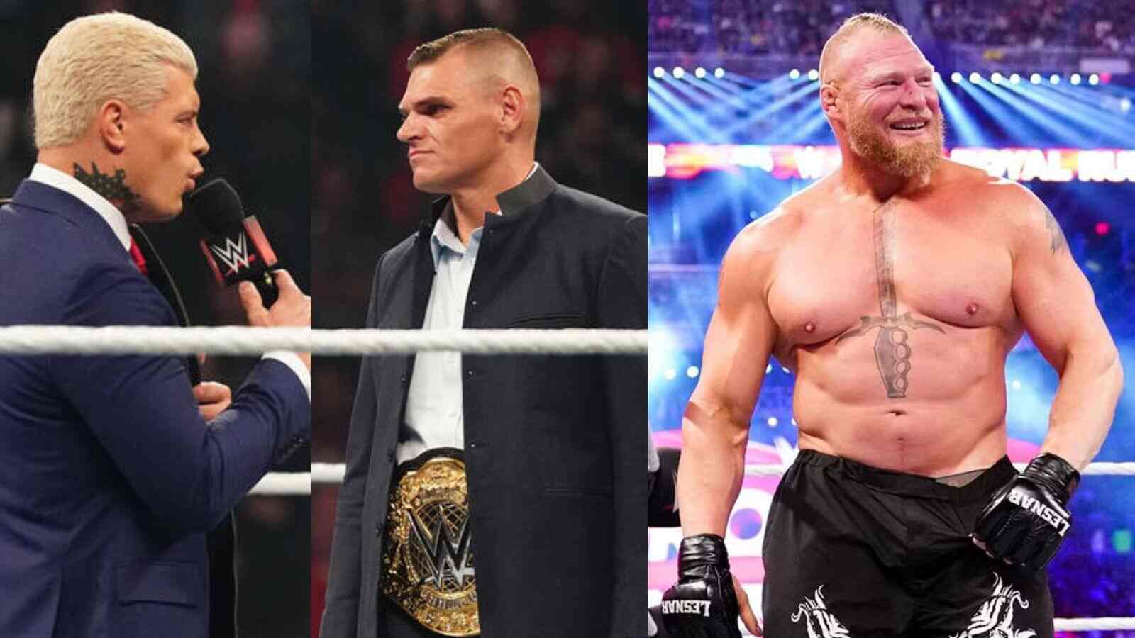 “He’s definitely coming back”- Cody Rhodes shockingly references Brock Lesnar during heated segment with Gunther on Raw; wrestling fans react