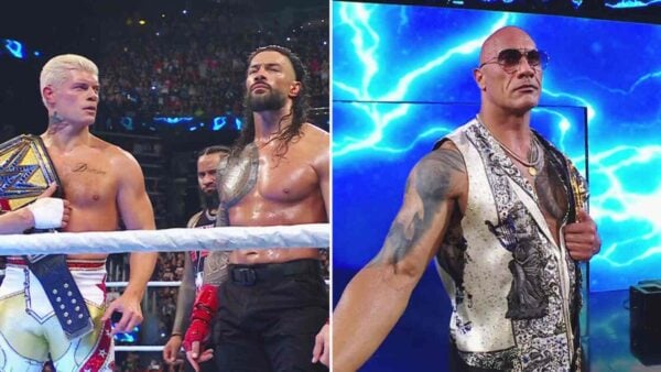 Cody Rhodes, Roman Reigns and The Rock