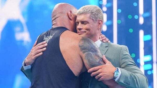 Cody Rhodes and The Rock