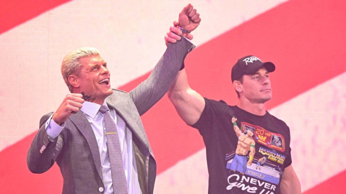 Cody Rhodes and John Cena on Raw