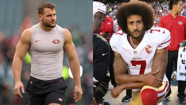 Colin Kaepernick and Nick Bosa