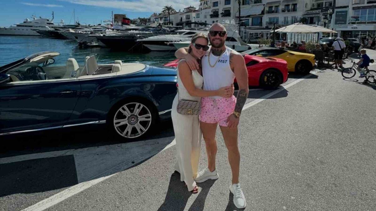 Conor McGregor with wife Dee Devlin