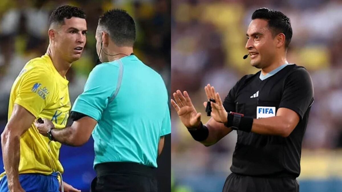 Cristiano Ronaldo referee