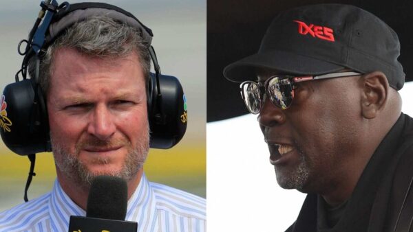 Dale Earnhardt Jr. and Michael Jordan