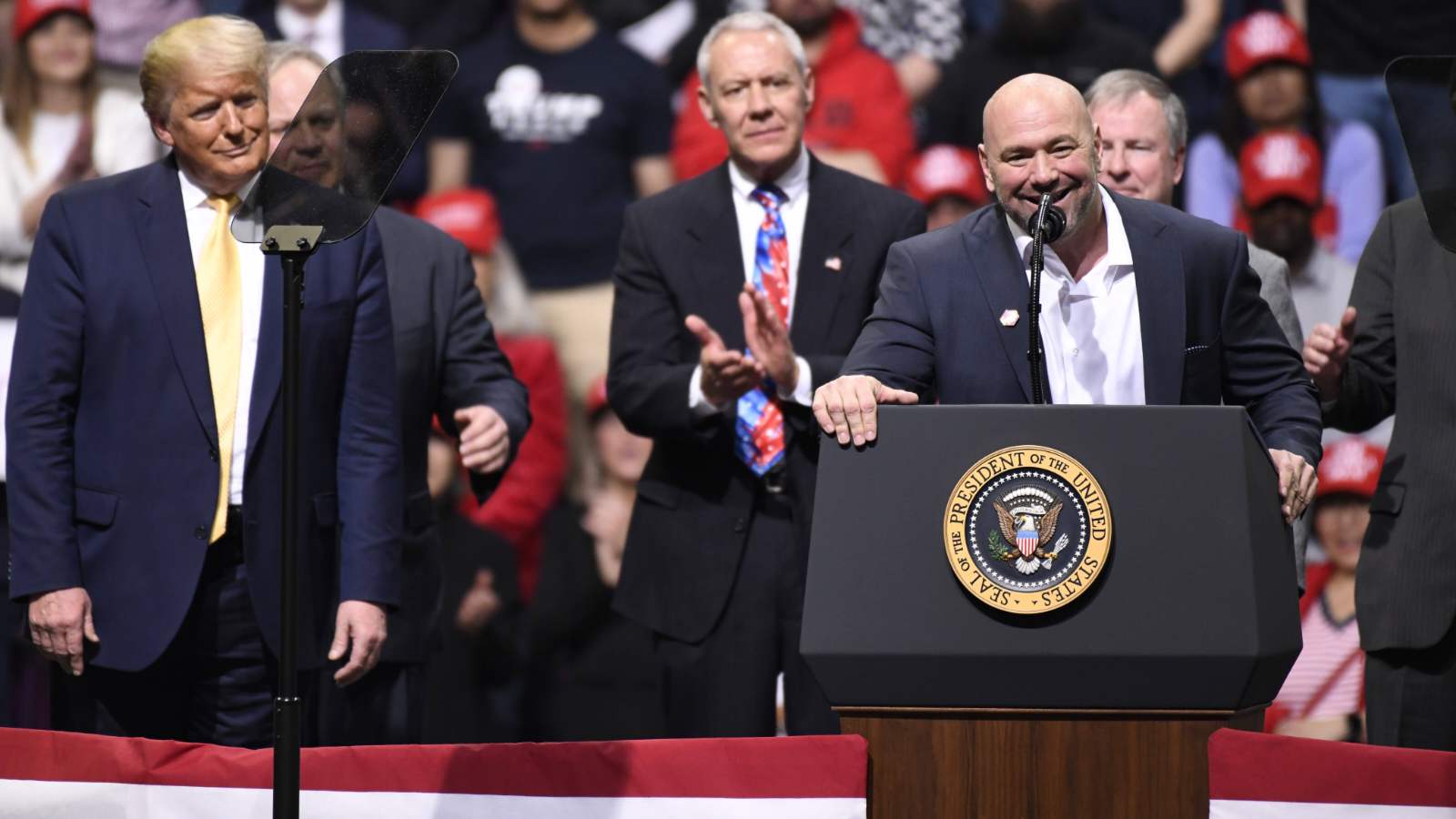 “Would never back a guy who’s racist!” Donald Trump accused of racism baffles UFC boss Dana White