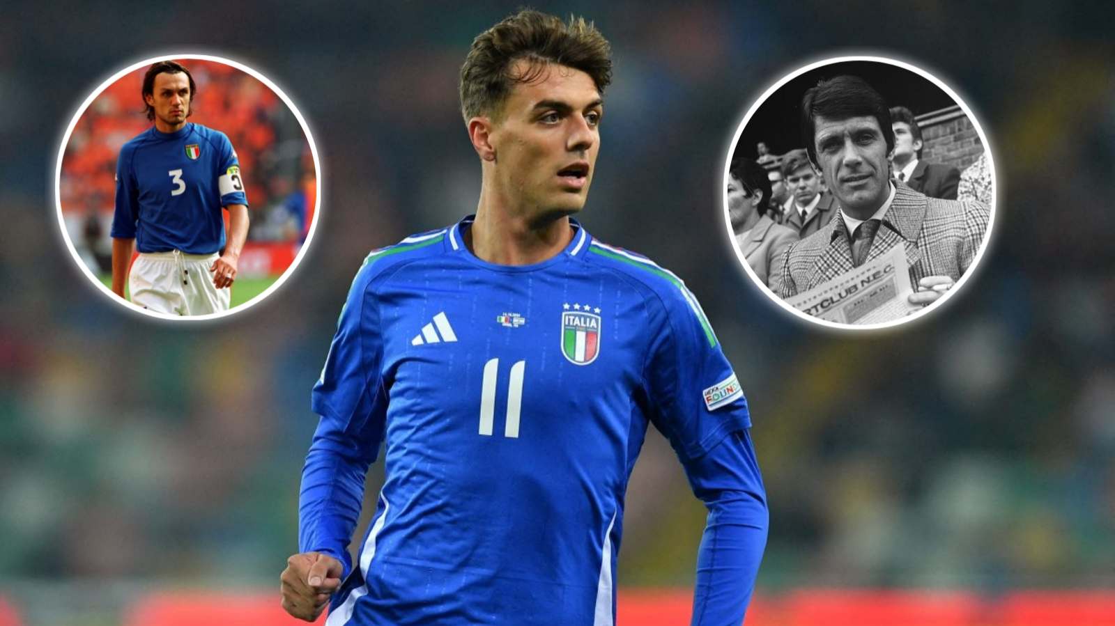 Daniel Maldini makes history as 3rd GENERATION of the Maldini family to debut for Italy