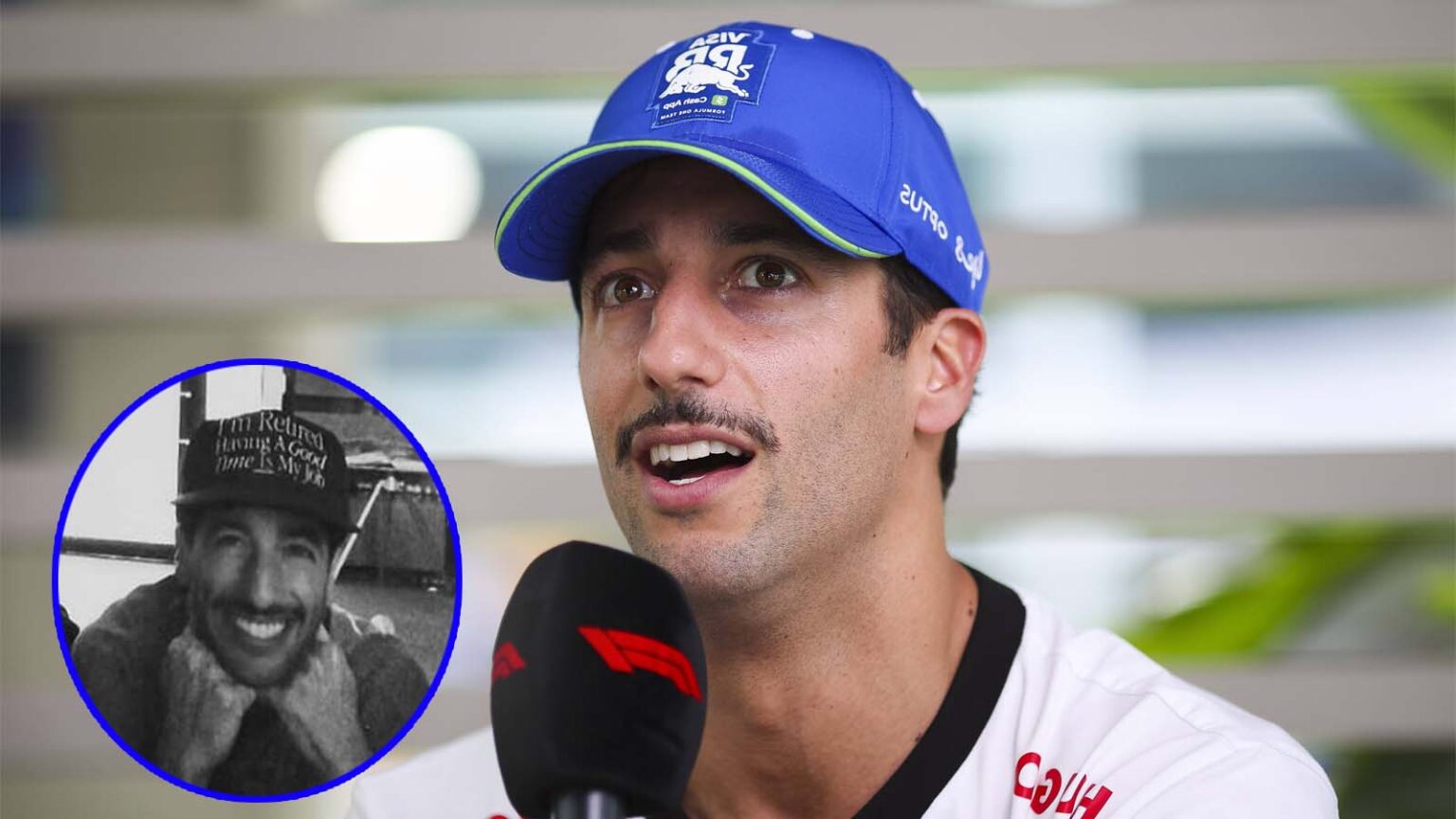 Daniel Ricciardo spotted wearing hilarious 'I'm retired' cap with ...