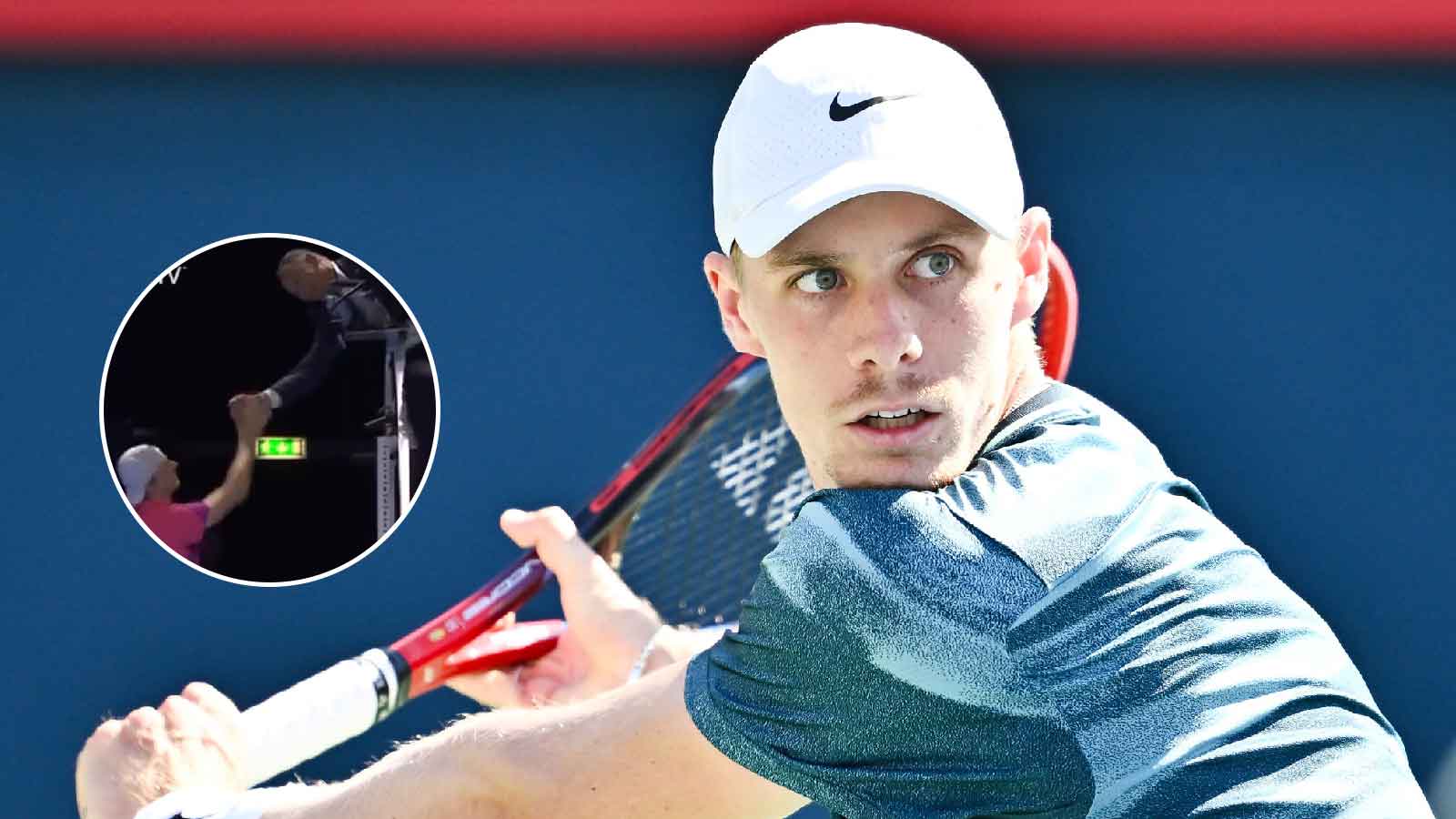 (Video) Denis Shapovalov hits chair umpire during his Basel Open quarterfinal, rushes to apologize