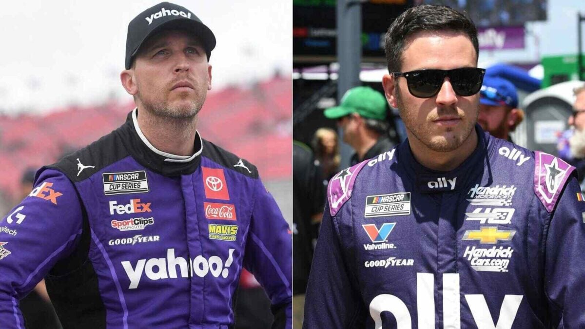 Denny Hamlin and Alex Bowman