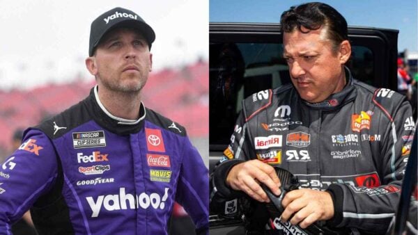 Denny Hamlin and Tony Stewart