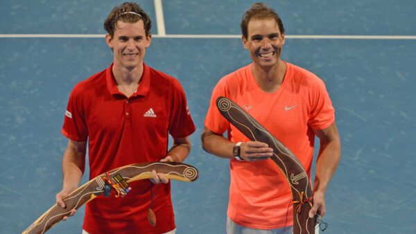 Dominic Thiem and Rafael Nadal