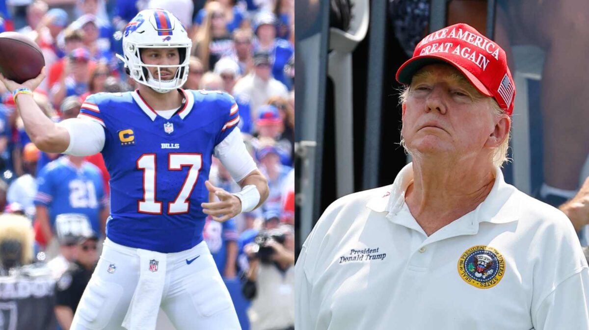 Josh Allen and Donald Trump