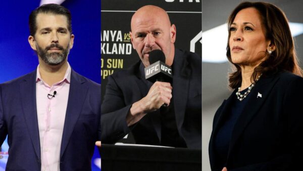 Donald Trump Jr. reacts to Dana White’s rant about Kamala Harris