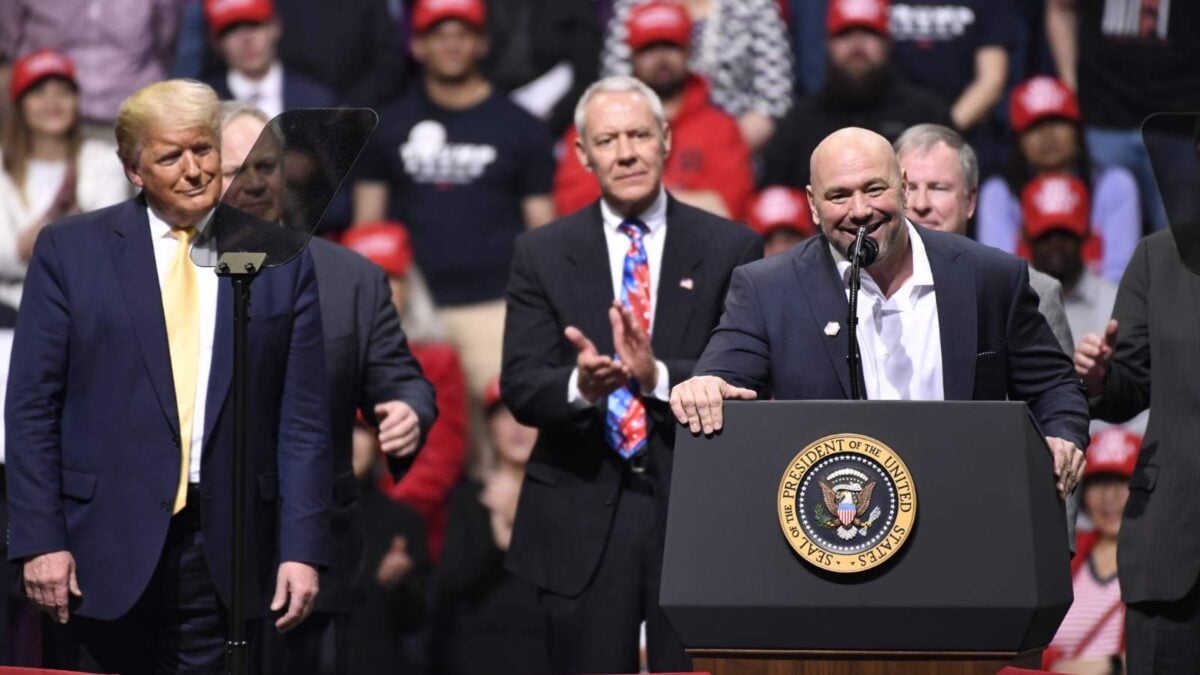 Donald Trump and Dana White 