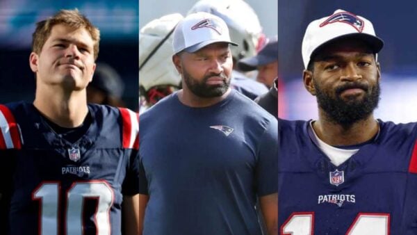 Drake Maye, Jerod Mayo, Jacoby Brissett