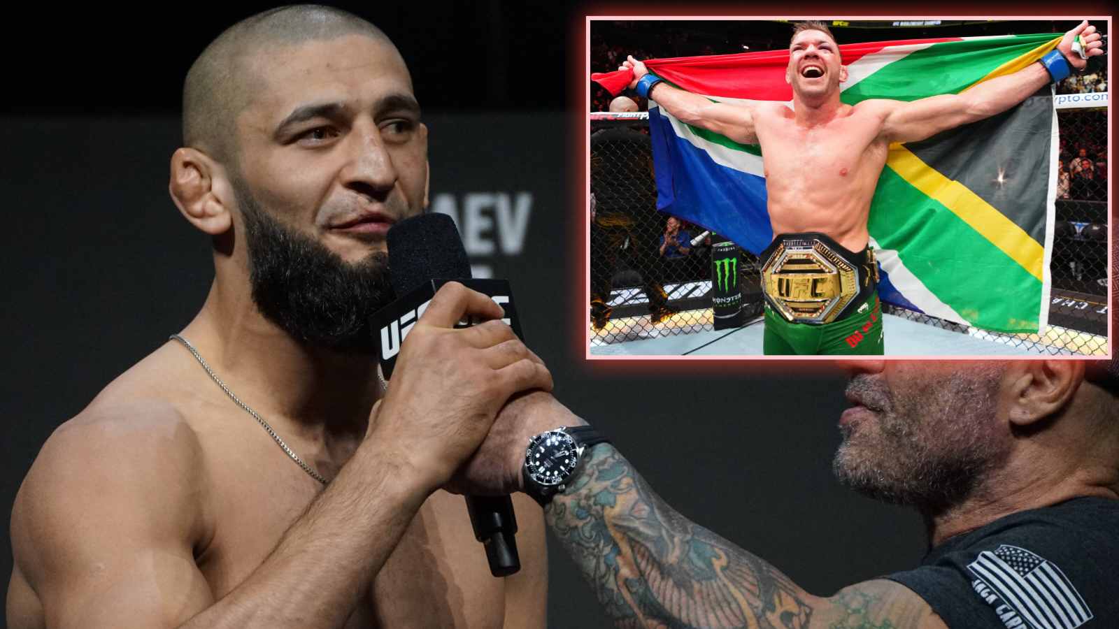 “He has a gun, I have a tank!” Khamzat Chimaev warned about underestimating power of UFC champ