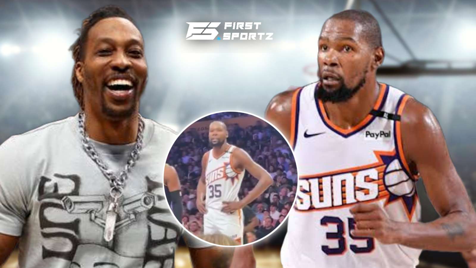 Dwight Howard watches former team, Lakers, defeat Suns amid playful trash-talk with Kevin Durant