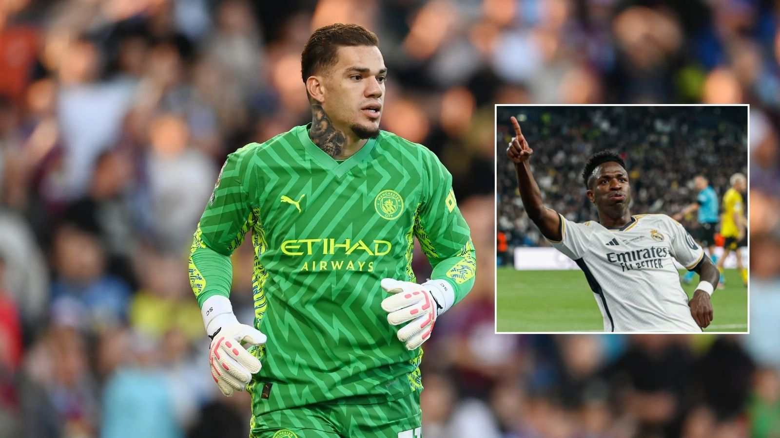 Manchester City goalkeeper Ederson claims Vinicius Jr. ‘deserves’ Ballon d’Or over club teammate Rodri