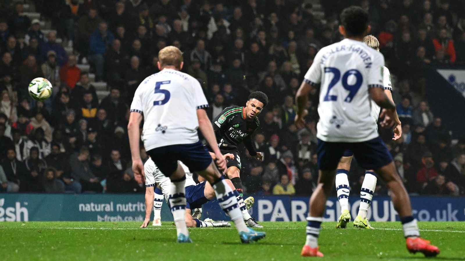 Ethan Nwaneri SCREAMER helps Arsenal cruise to 3-0 win over Preston in EFL Cup