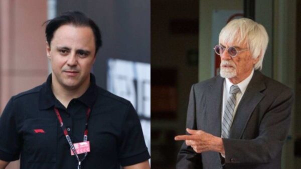 Felipe Massa and Bernie Ecclestone