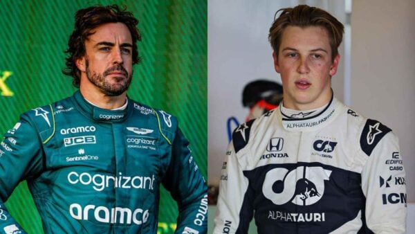 Fernando Alonso and Liam Lawson