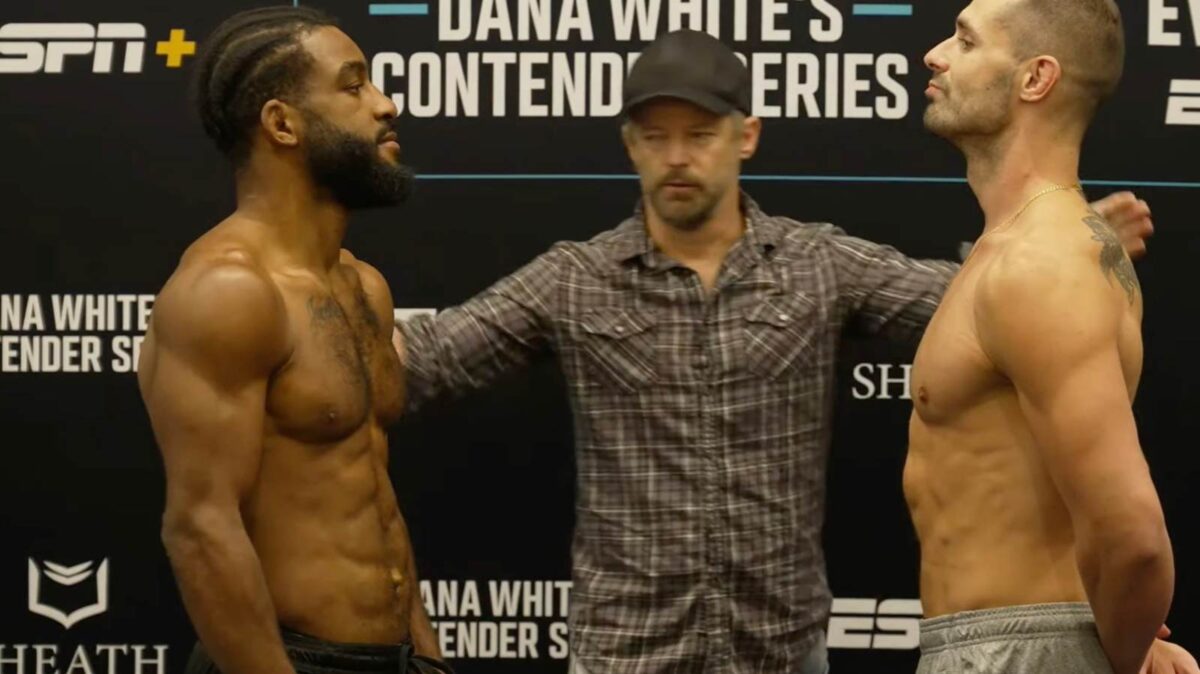  Fight fans react to brutal takedown at Dan White's Contender Series 