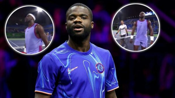 Frances Tiafoe hurled abuses at the chair umpire at Shanghai Masters