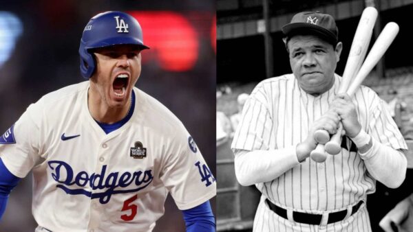 Freddie Freeman and Babe Ruth