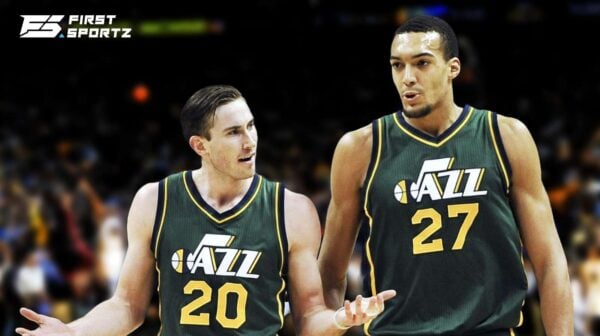 Gordon Hayward and Rudy Gobert