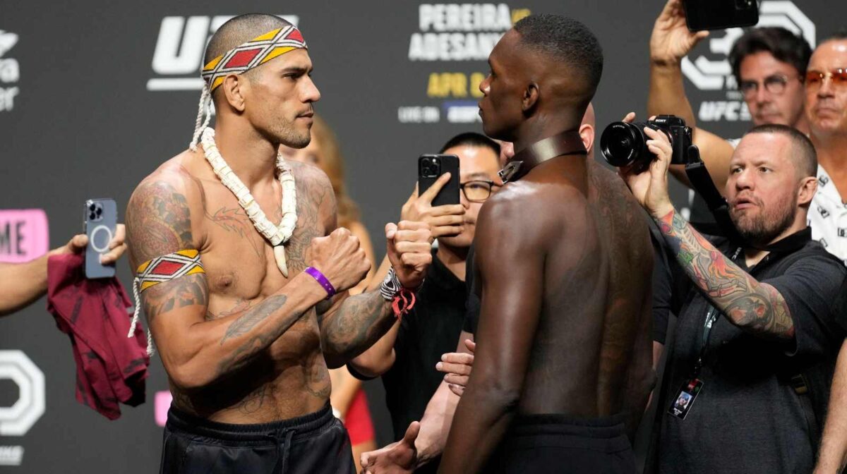 Israel Adesanya and Alex Pereira 