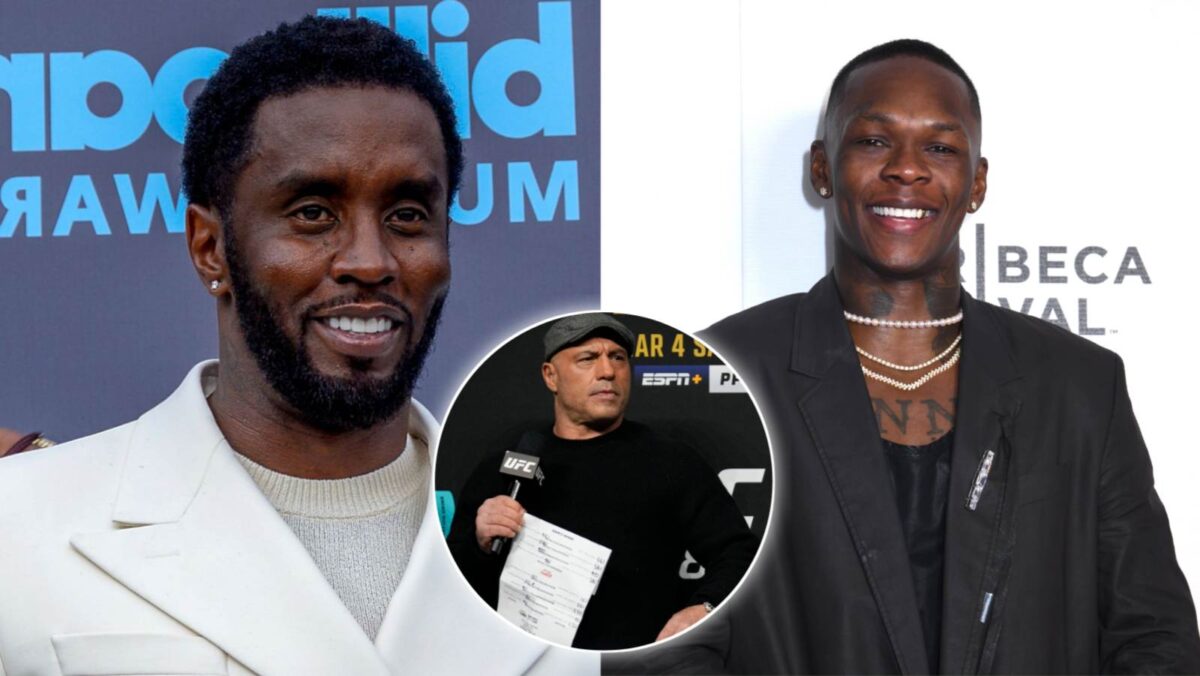 Joe Rogan Experience Beginning Joe Rogan SHOCKED at P Diddy's 'crazy' DM to UFC superstar Israel Adesanya