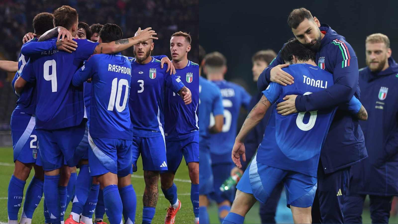 Italy thrash Israel 4-1 to claim top spot in Group 2 above France and Belgium