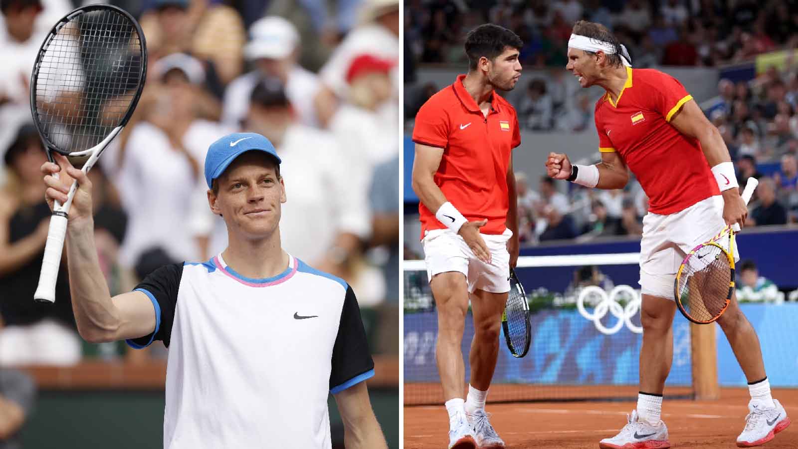 Jannik Sinner draws parallel between Carlos Alcaraz and Rafael Nadal as he analyzes Spaniard’s game