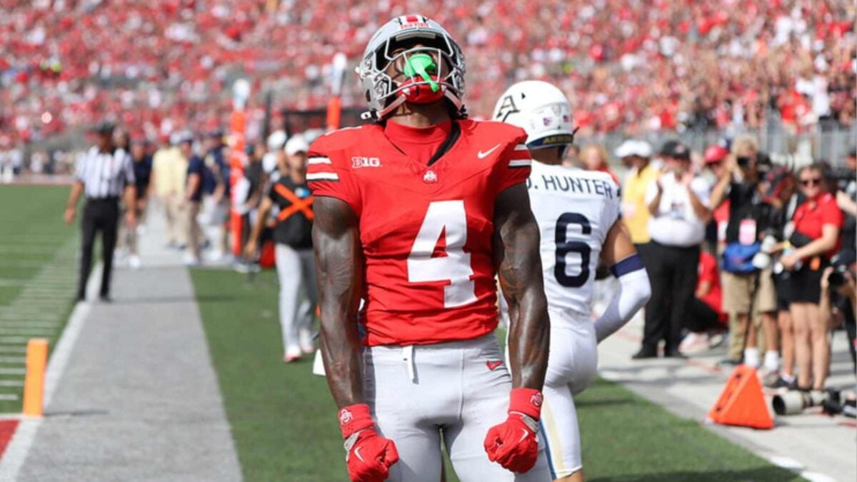 Jeremiah Smith scores one handed catch in back to back weeks as Ohio State take down Iowa Hawkeyes in a lopsided win