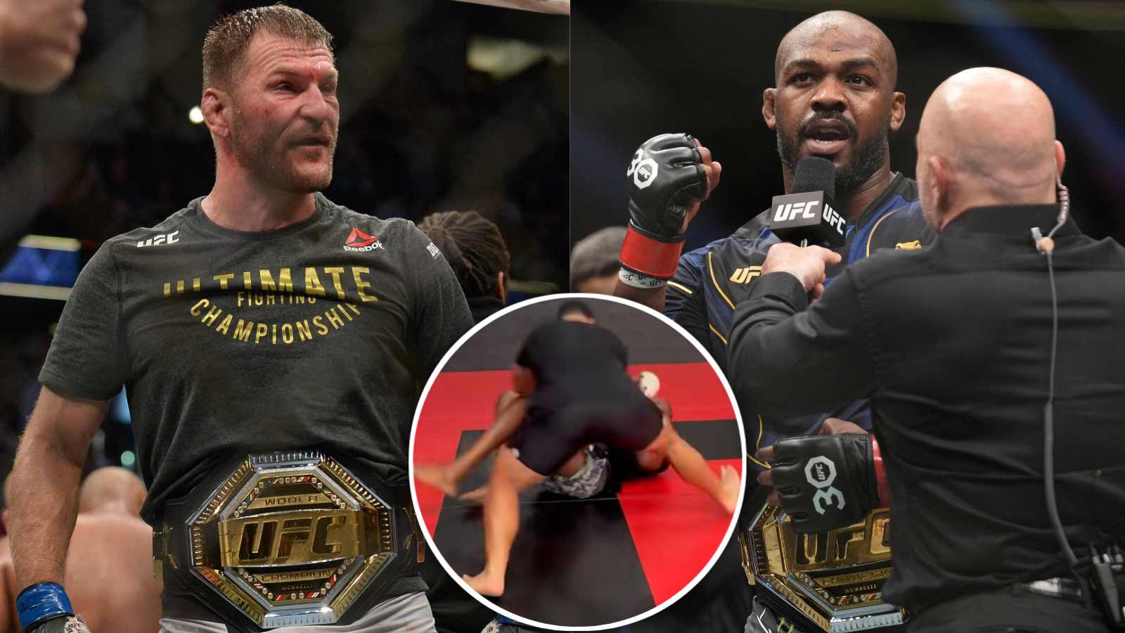 Video: Jon Jones ropes in ex-WWE star and Olympic gold medalist in preparation for Stipe Miocic at UFC 309