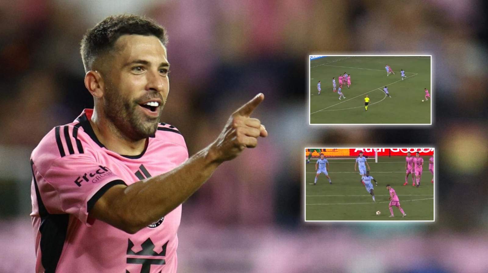 Jordi Alba scores SCREAMER for Inter Miami as MLS club win 2-1 over Atlanta United