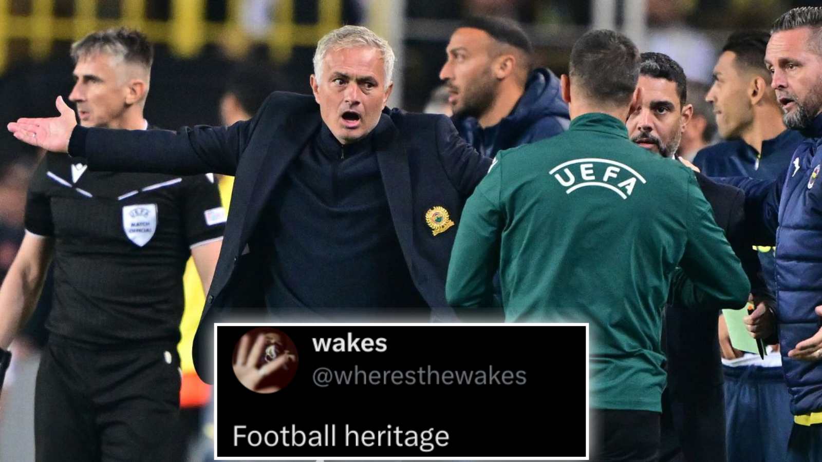 “Football heritage” – Jose Mourinho getting a direct red card yet again during Manchester United game sparks WILD reactions on social media