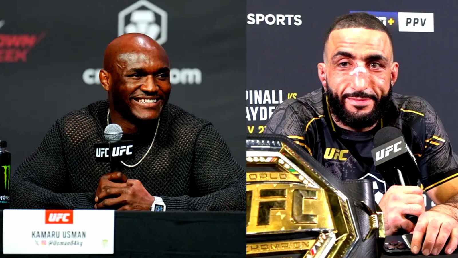 “We hear you, fans…” Kamaru Usman sets conditions for release of controversial Belal Muhammad podcast footage