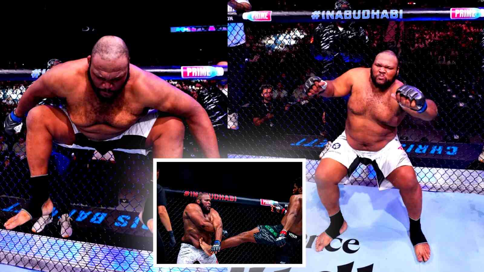 (Video) UFC 308: 270-pound heavyweight fighter exciting fight ruined by silly jump