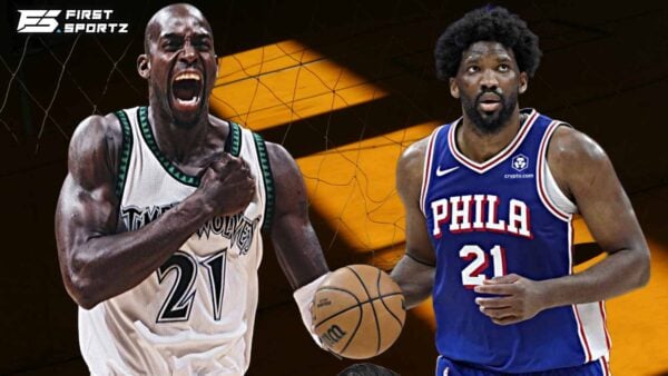 Kevin Garnett and Joel Embiid