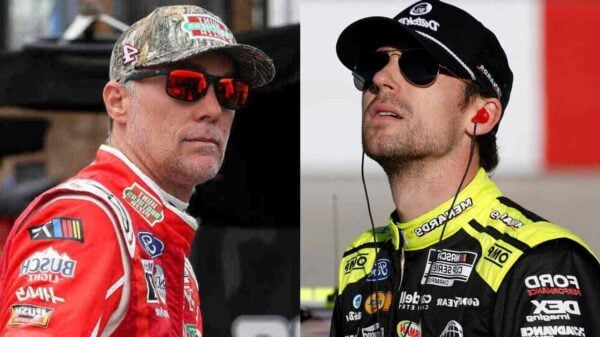 Kevin Harvick and Ryan Blaney