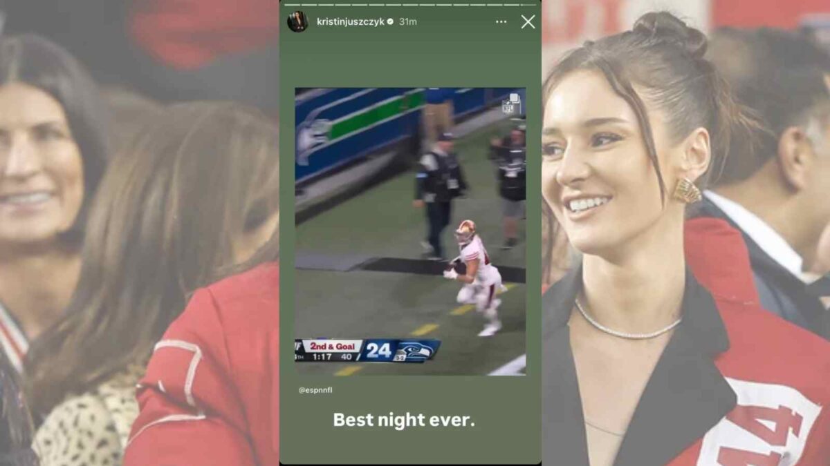 Kristin Juszczyk's Instagram story