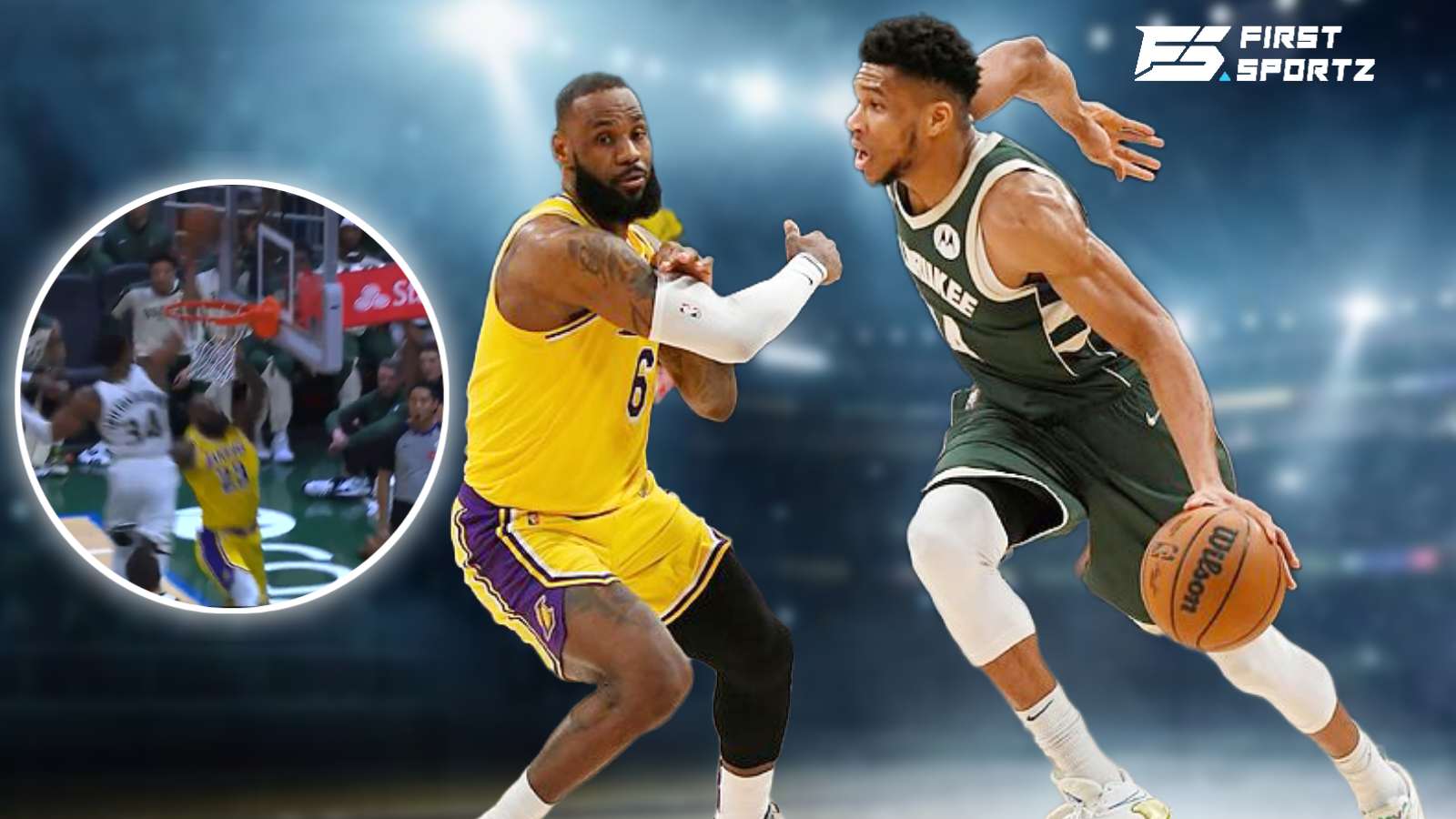 “Future is now, old man” – LeBron James gets CHASED by Giannis Antetokounmpo for block leaving fans in frenzy