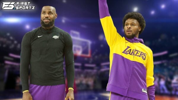 LeBron James and son Bronny James now as Los Angeles Lakers teammates