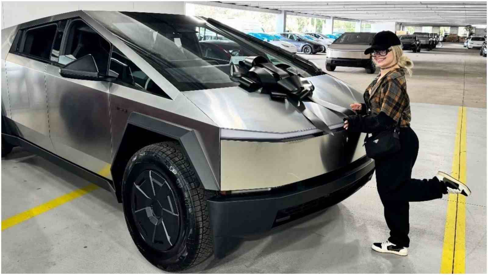 Liv Morgan shows off new $100K Tesla Cybertruck ahead of WWE Raw