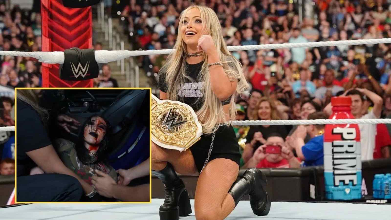 Liv Morgan breaks silence with a three-word message after leaving Rhea Ripley busted open in a parking lot